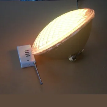

2 thread cable Remote control glass LED par56 pool light actually power 35w RGB changing color with remote swimming pool lamp