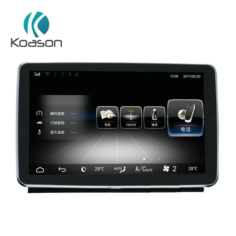 Koason 4 + 64G Android 8 1 для Mercedes Benz ML W166 2012 2015 Автомобильный мультимедийный монитор BT wifi