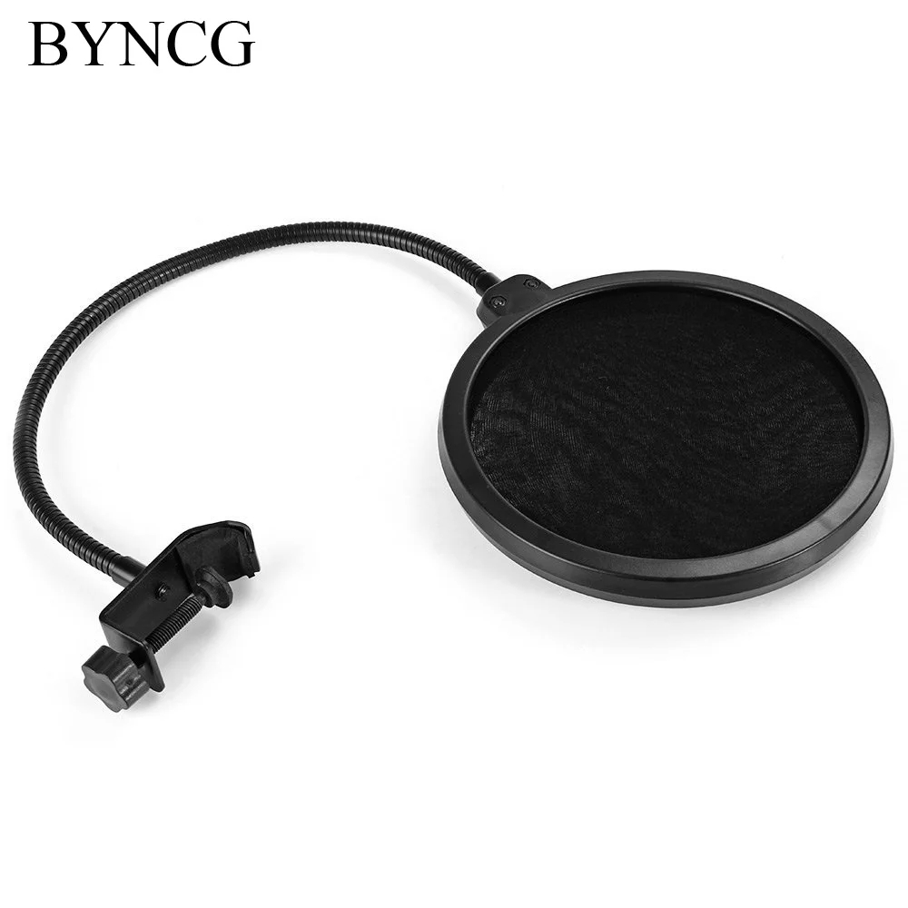 

BYNCG for Studio Microphone Microfone Mic Wind Screen Pop Filter/ Swivel Mount / Mask Shied For Singing Recording