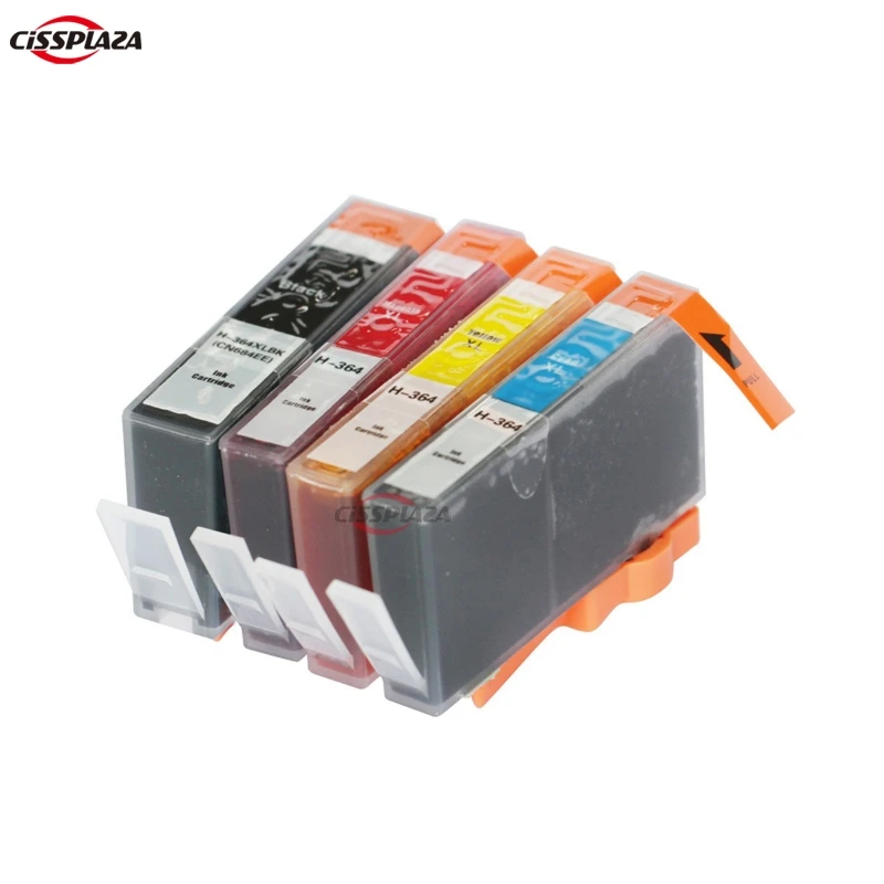 Cissplaza 4 совместимый чернильный картридж для HP364 364XL для 3070A 3520 3522 Officejet 4620 4622 Photosmart 5510 5520 6510 6520 7510