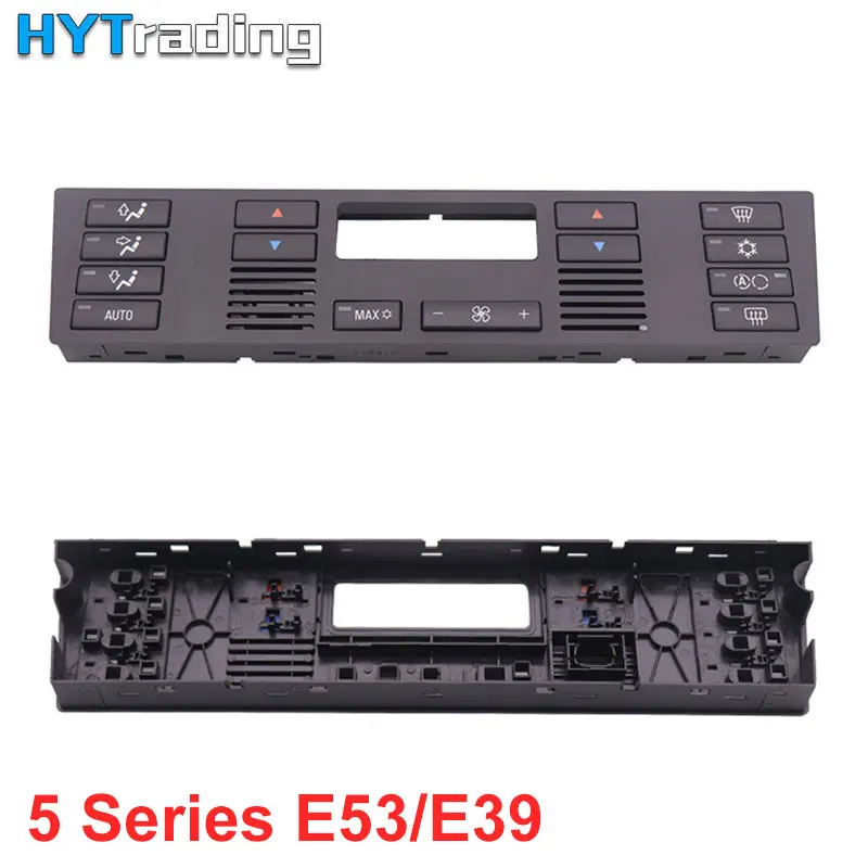 

Car A/C Climate Control Panel Buttons Cap Set for BMW 5 Series X5 E53 2000-2007 Air Conditioning Switch Replacement Panel