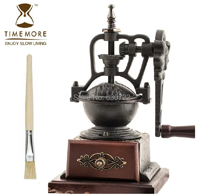 Ручная кофемолка TIMEMORE TGD04WD в стиле ретро Утюг 13 5x13 5x25 см|brush art|grindergrinder disks |