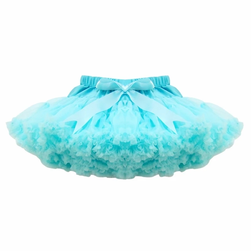 Buenos Ninos Girls Fluffy 2-18 Years Chiffon Pettiskirt Solid Colors ...