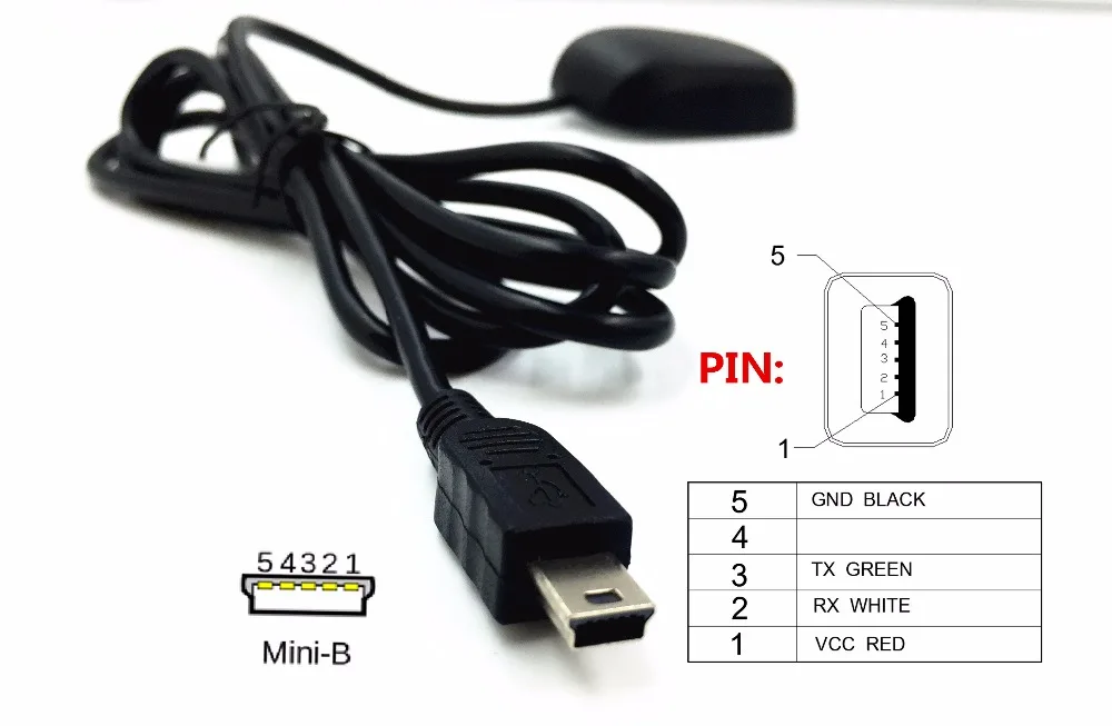 Цена Мини USB font b gps b font приемник Автомобильный видеорегистратор font b gps b font антенный модуль