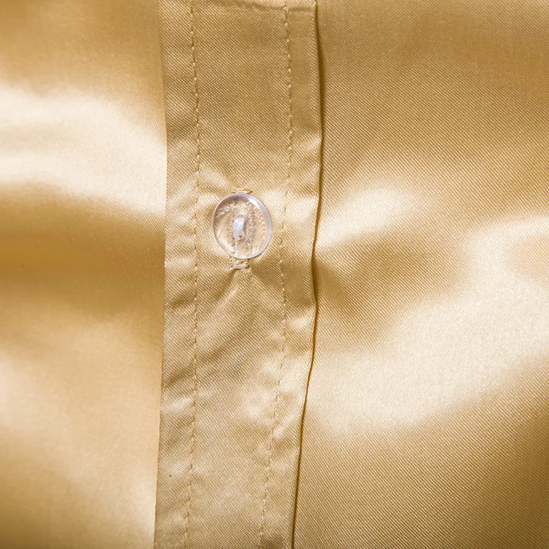 Мужская рубашка-смокинг в винтажном стиле с цветочным принтом, шелковая атласная гладкая рубашка с рукавами-лепестками, Мужская одежда для сцены, свадьбы, выпускного, Мужская сорочка