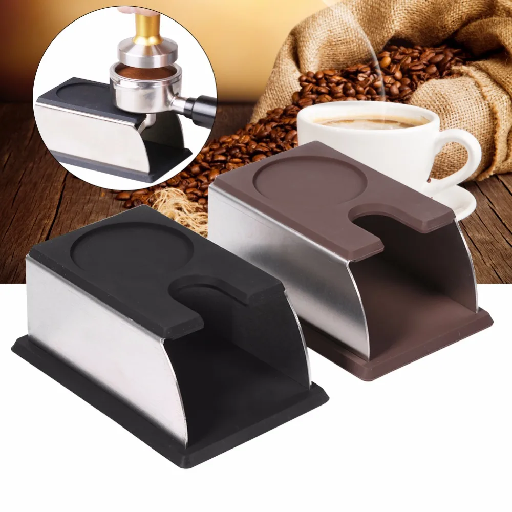 Silicone Espresso tamper holder support base rack Coffee Tamper Shelf Black Coffee 14 x 7 5