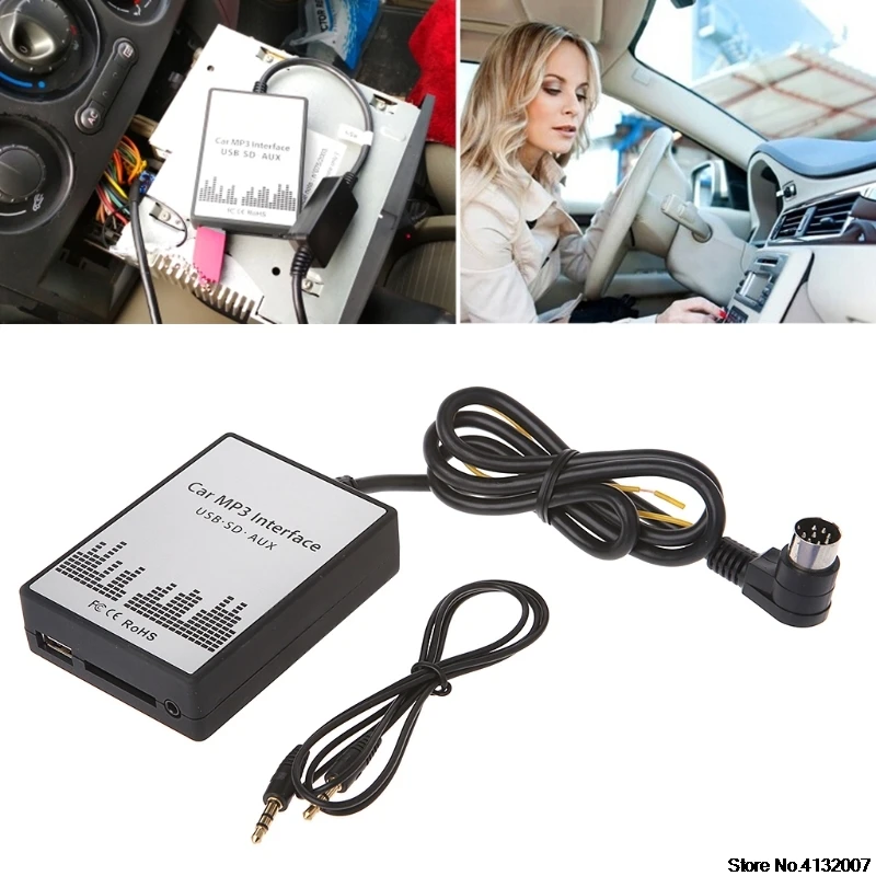 USB SD AUX автомобильный MP3 музыкальный плеер адаптер для Volvo HU-series C70 S40/60/80 XC/C70 828 продвижение