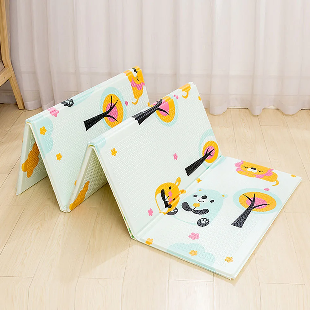 XPE Folding Toy Crawling Mat 1.5*2.0M Foam Two Sided Pattern Baby
