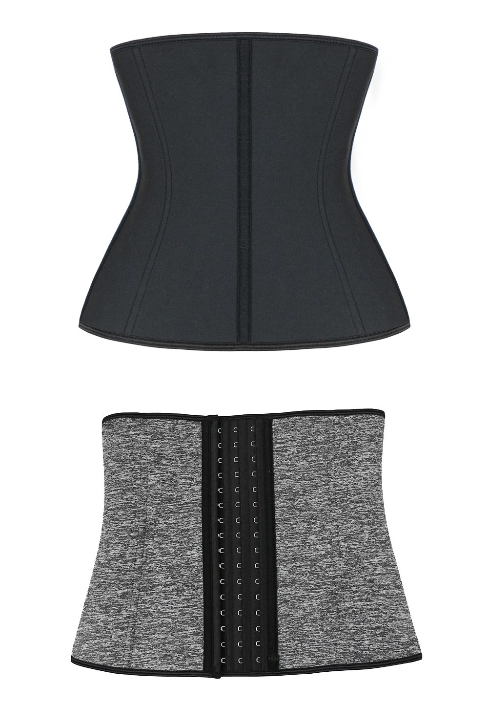 1650_01 Atbuty 9 Steel Boned Waist Trainer Corset Sweat Hot Underbust Control Tummy Loss Weight Body Shaper for Women (8)