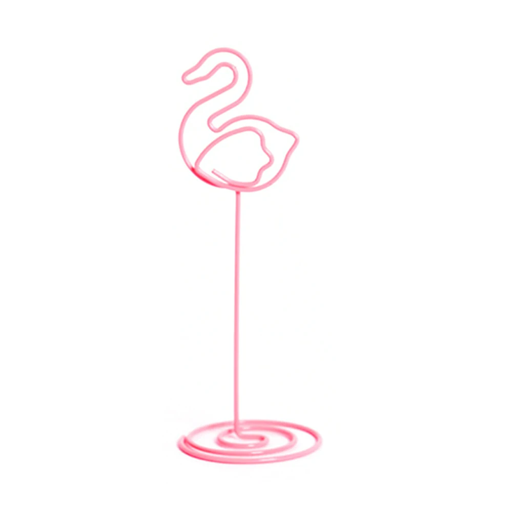 Классный держатель для карт с изображением романтического сердца фламинго на свадьбу