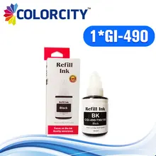 1 шт. черные чернила GI-490 GI490 GI 490 специальный краситель чернила для канона pixma G1400 G2400 G3400 G1000 G2000 G3000 G1100 принтер