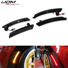 Z tyłu/z przodu boczne światła obrysowe LED korzystając z łączy z boku Repeater lampa włączony kierunkowskaz lampa panelowa LED dla Mini Cooper R55 R56 R57 R58 R59 R60 R61