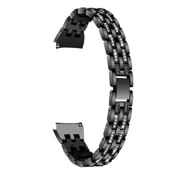 

Five Rows Stainless Steel Smart watches Strap For HUAWEI B5 Smart watch Holiday Gift For Women Lady Girl Rhinestones Decoration