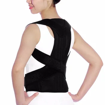 Back Posture Corrector Shoulder Lumbar Brace Spine Support Belt Adjustable Adult Corset Posture Correction Belt Body Health Care