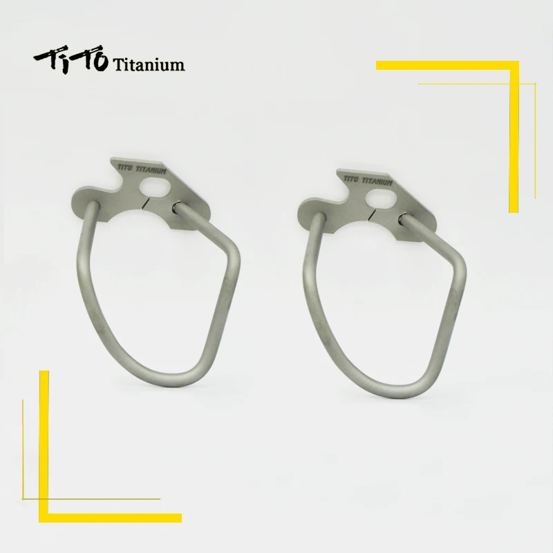 Beste TiTo Goede Kwaliteit Verstelbare Duurzaam Fietsen Fiets Titanium Legering Achter Derailleur Chain Stay Guard Gear Protector Nieuwe