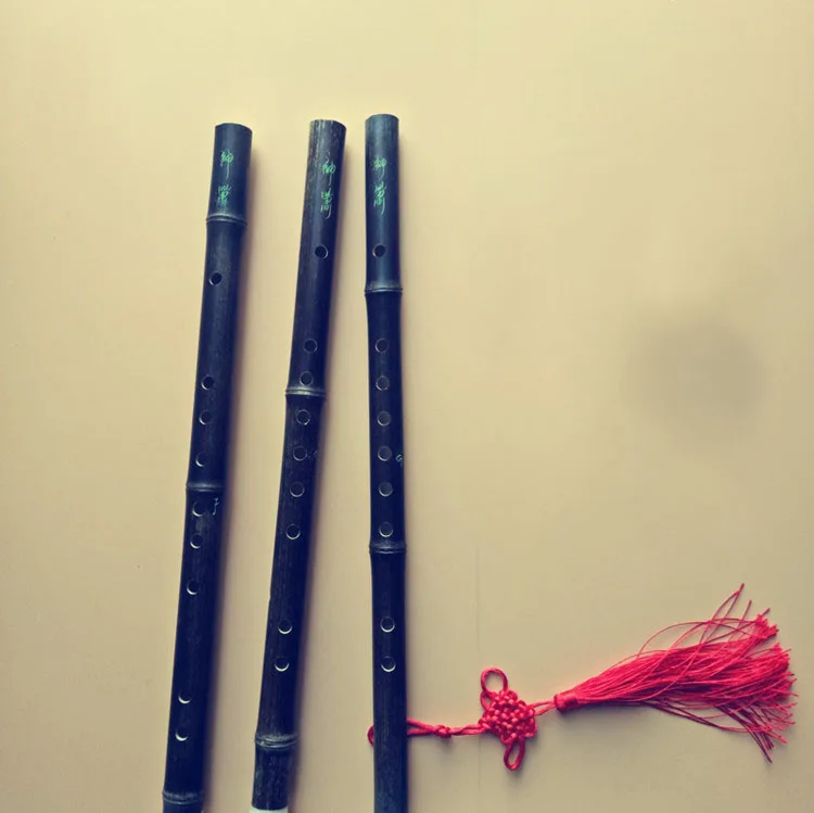 1 шт. Китайский традиционный 6 отверстий бамбуковая флейта G ключ кларнет Студент музыкальный инструмент Blck бамбуковая флейта с сумкой