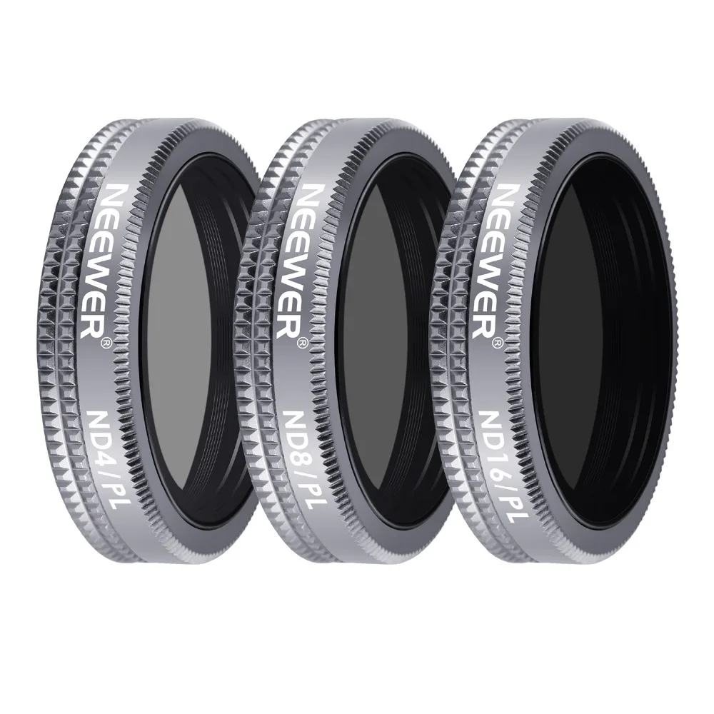 

Neewer Shutter Filter Kit for DJI Mavic 2 Zoom, Includes Multi-coated ND4/PL ND8/PL ND16/PL Filters for Outdoor Photography