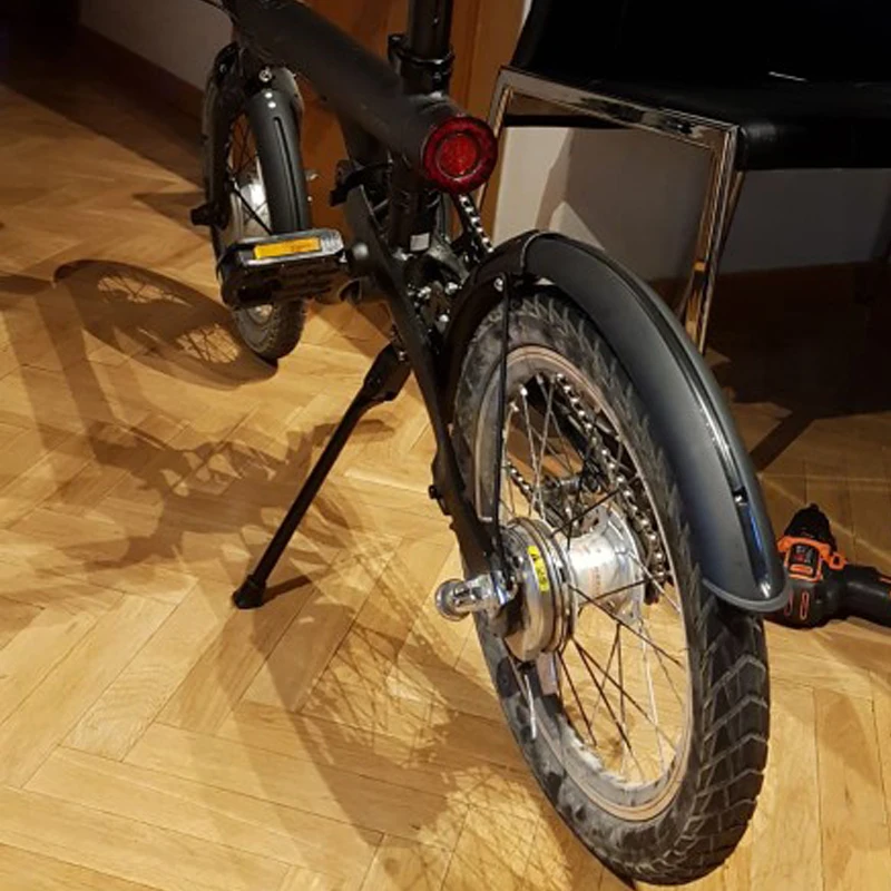 Обновленный 3-го поколения велосипед брызговик и подножка для Xiaomi Qicycle EF1 шина электрического велосипеда брызговик крыло поддержка