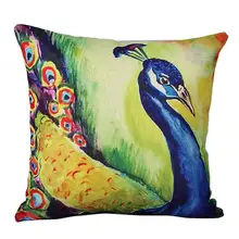 Горячая Распродажа Модный павлин модный диван-кровать Декоративная Подушка для дома Чехол наволочка только для вас