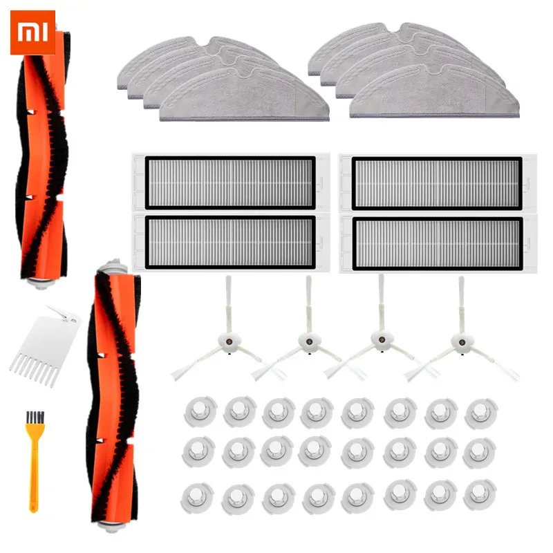 

44PCS Mi Roborock Vacuum Cleaner Accessory Replacement for Mi Robot Roborock Vacuum Cleaner Parts Kit