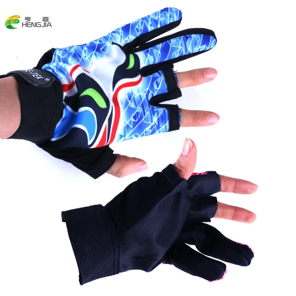 

Anti-Slip Breathable 3 Low-Cut Fingers Hunting Gloves Fishing Gloves Lightweight Protective Camouflage Riding Tactical Gloves