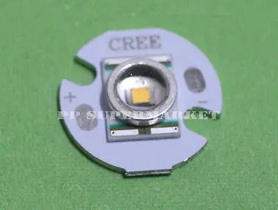 Светодиодный излучатель Cree XR-E P4 теплый белый 3 Вт 3000-3500K с 16-миллиметровым