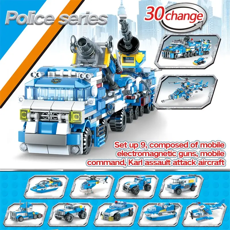 773pcs City Police Helicopter Boat Trucks Blocks Kits Compatible City Military Module Riot Police Firefighter Bricks Toy 773pcs City Police Helicopter Boat Trucks Blocks Kits Compatible City Military Module Riot Police Firefighter Bricks Toy