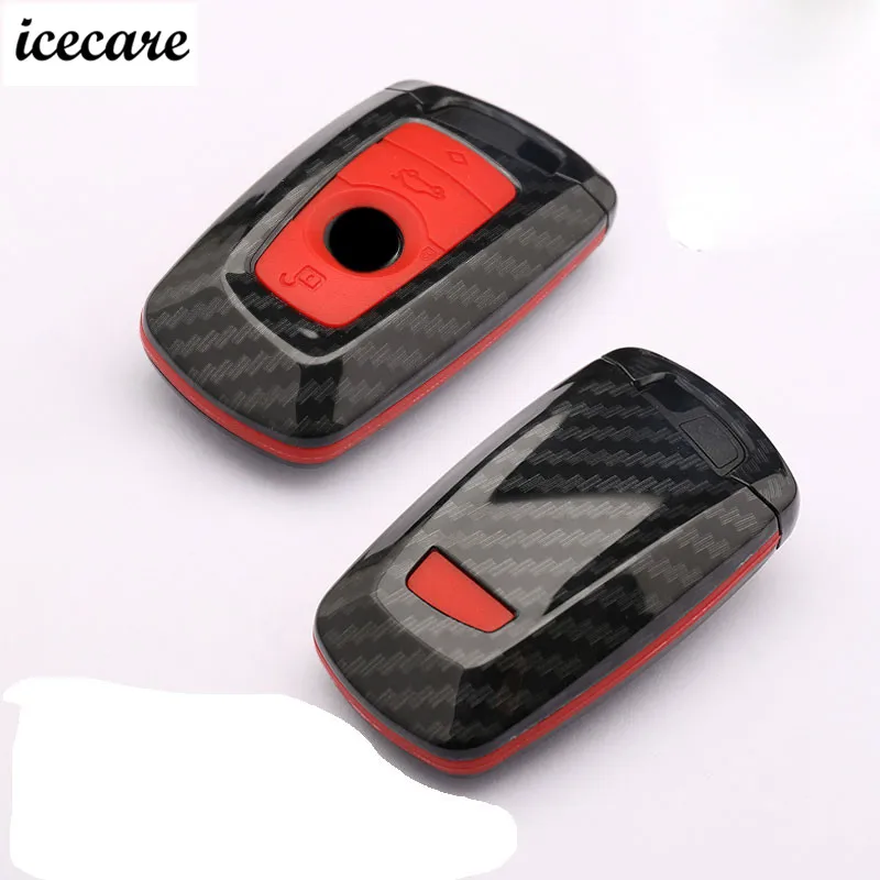 

Carbon Fiber ABS+Silicone Key Case For BMW F31 F30 X5 F15 Key Case Cover X1 X3 X5 X6 3 5 Series F10 F30 For Bmw Key Cover