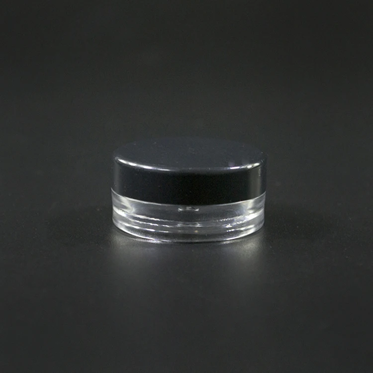 

500 шт. * 4 г, портативная пластиковая пустая банка, коробка для макияжа, дизайн ногтей, косметические бусины