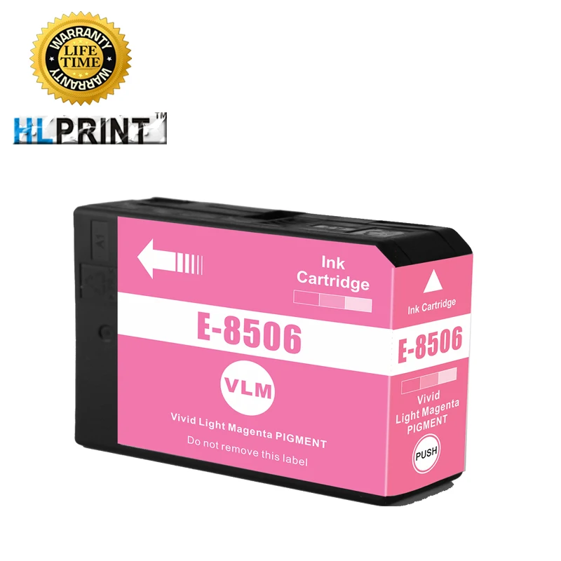 1PK ink cartridge T8506 compatible for SureColor P800 printer PK C VM Y LC VLM LK MK LLK pigment ink