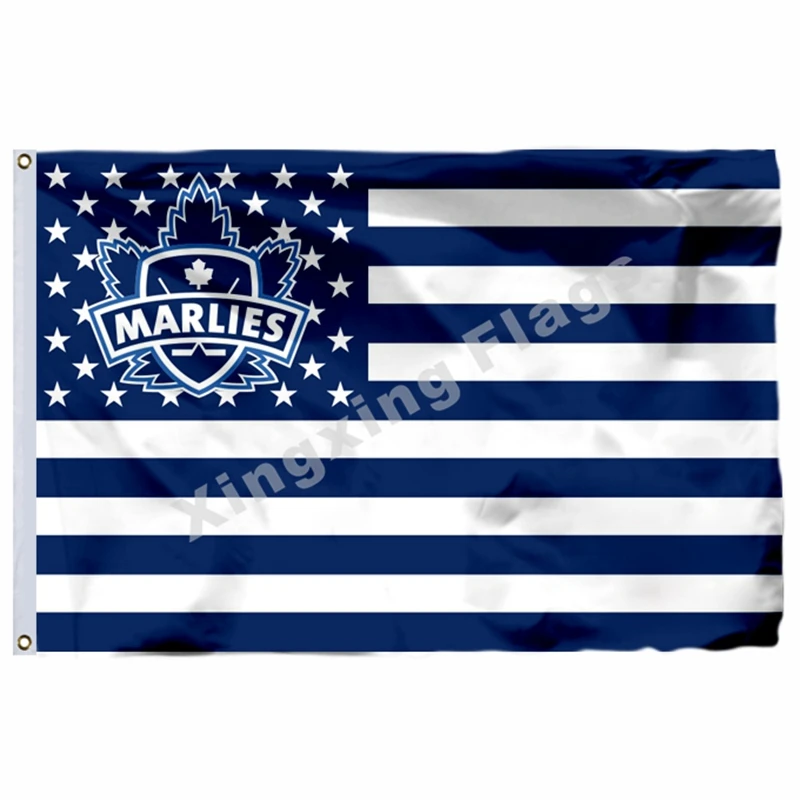 Toronto Marlies Nation Flag 3ft X 5ft Polyester Ahl Banner Flying