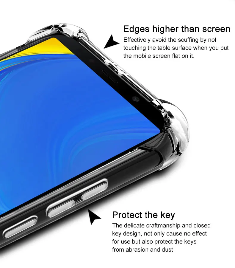 OLLIVAN Clear Transparent Soft TPU Case For Samsung Galaxy A50 Silicone Phone Case For Samsung Galaxy A30 A50 Back Cover Coque (4)
