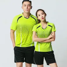 Бадминтон рубашка Для мужчин и Для женщин матч спортивные Майки, заказ настольный одежда для тенниса бега спортивная одежда, теннис рубашка