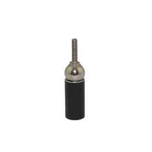 KD310, raccord d'imprimante 3d, boule en acier, bout de tige en aluminium époxy noir avec trou de filetage, joint à bille magnétique universel permanent