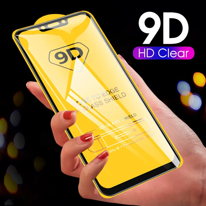 

9D Tempered Protective Glass For Huawei Mate 20 P10 P20 P30 Lite Screen Protector HD Glass On For Honor 8X 10 9 Lite Glass Cover