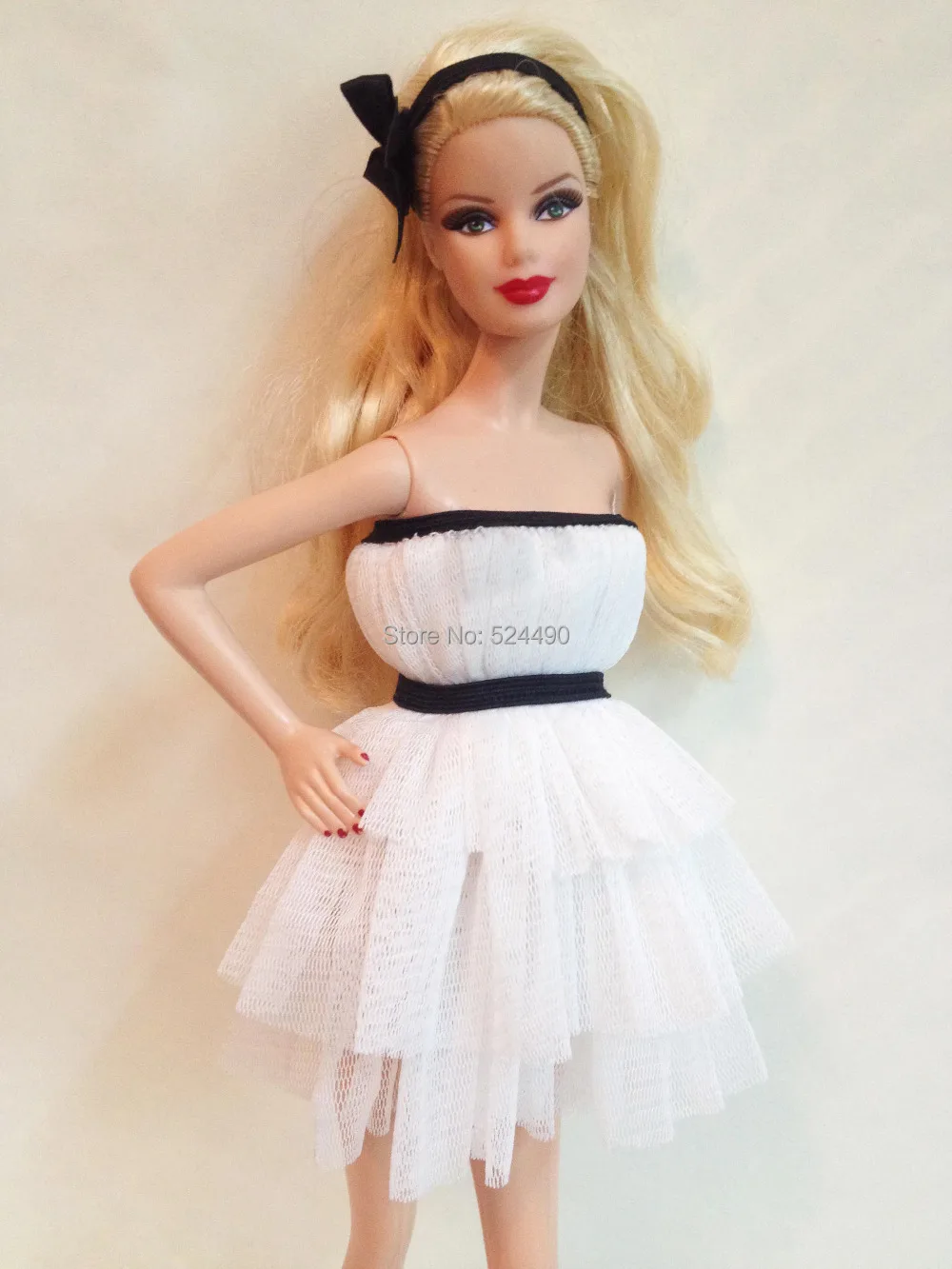 Luxury New 100 Handmade Bubble Skirt White Evening Party Wedding Tee Dress Lace Outfit Clothes Gown