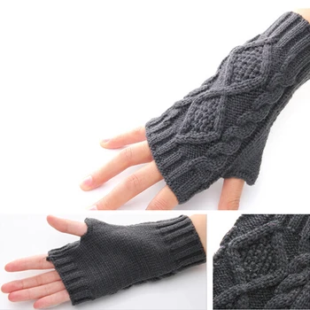 

LBFS 2017 NEW Men Thumb Hole Designed Simple Style Elastic Gloves Dark Gray