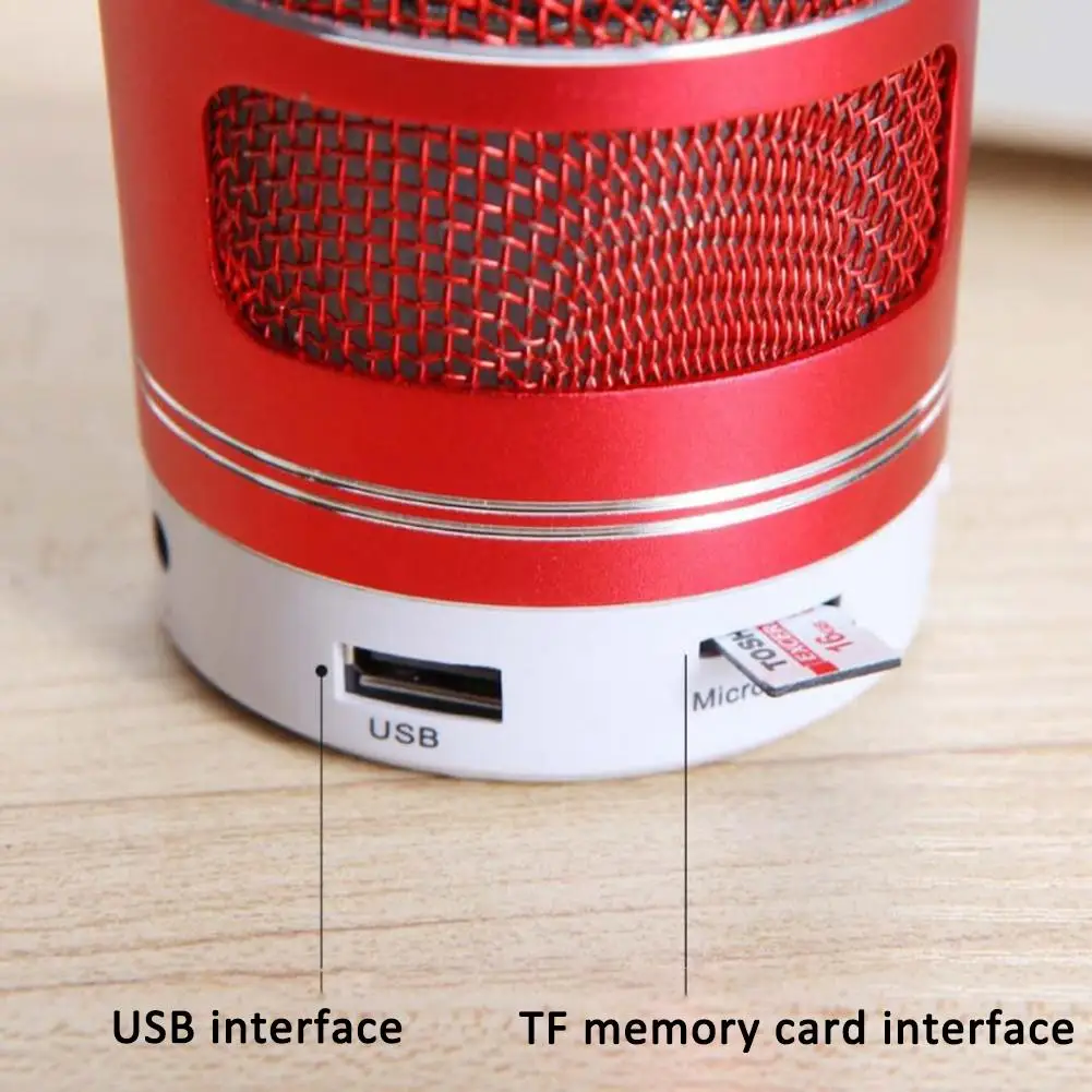 S08U Мини Bluetooth динамик алюминиевая карта из сплава мобильный телефон микрофон и