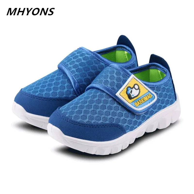 MHYONS/2019 весенне-летняя детская обувь для мальчиков и девочек, повседневная спортивная обувь, модная детская спортивная обувь, сетчатая обувь