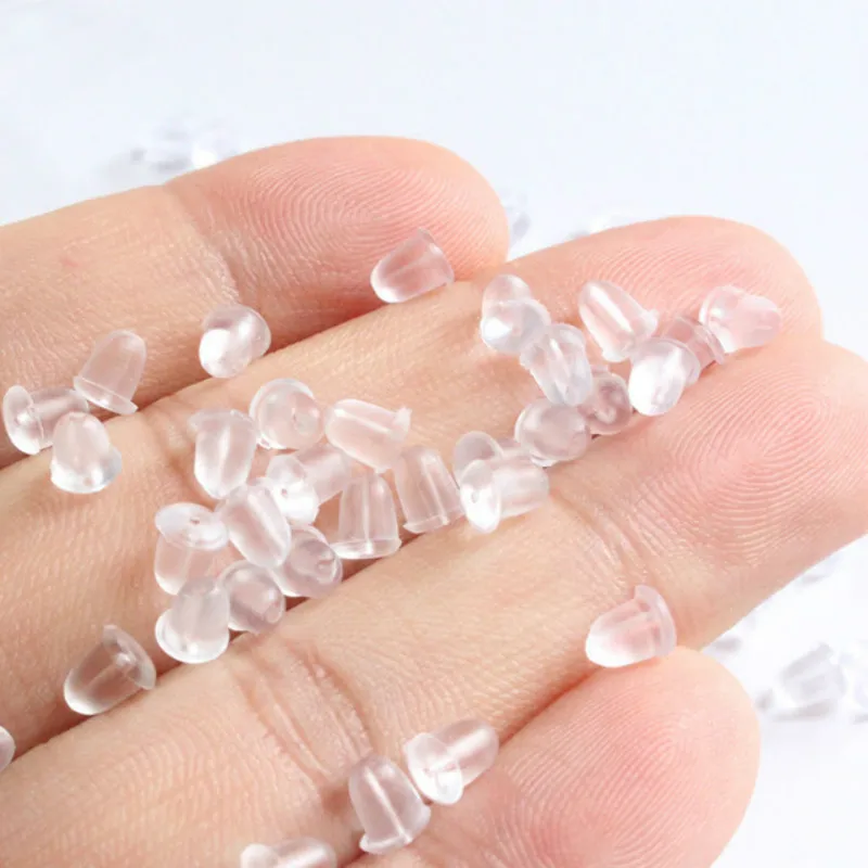 

1 Pair Rubber Particles Charm Hoop Earrings Women Jewelry Gift Wholesale