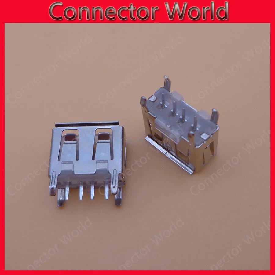 

5pcs laptop motherboard micro 2.0 USB 4pin 4 pin DC white A Type Flat Angle 180 Degree Female PCB Connector Socket Jack Plug