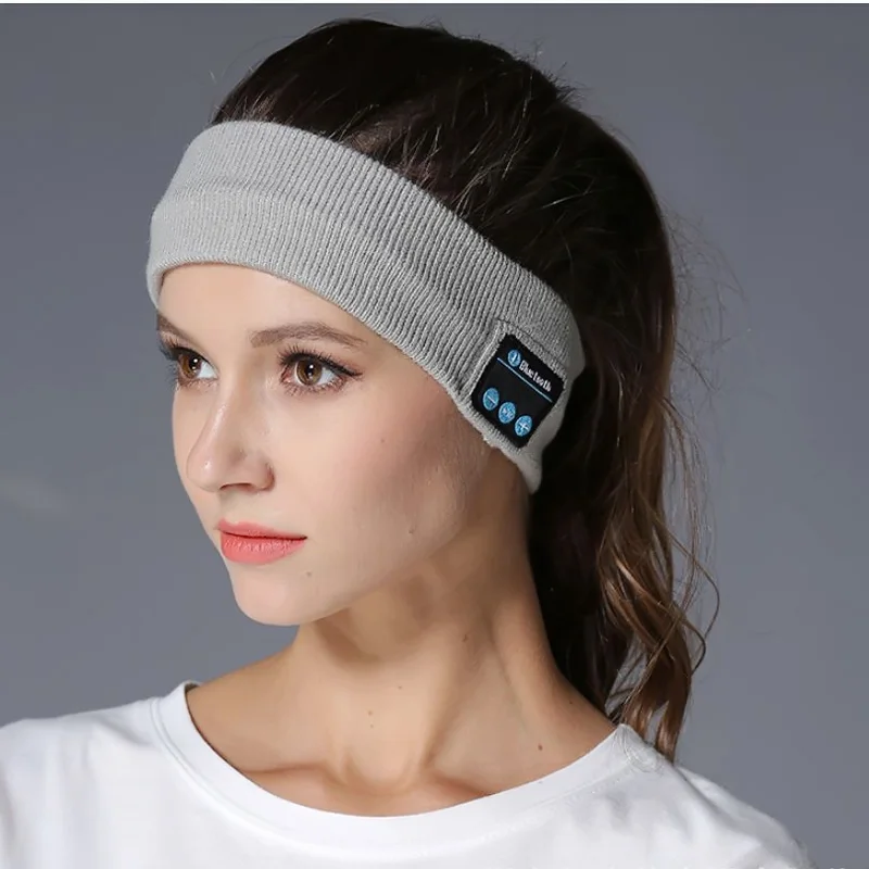 Спортивные шарф Sweatband Bluetooth наушники Беспроводной спортивная повязка на голову