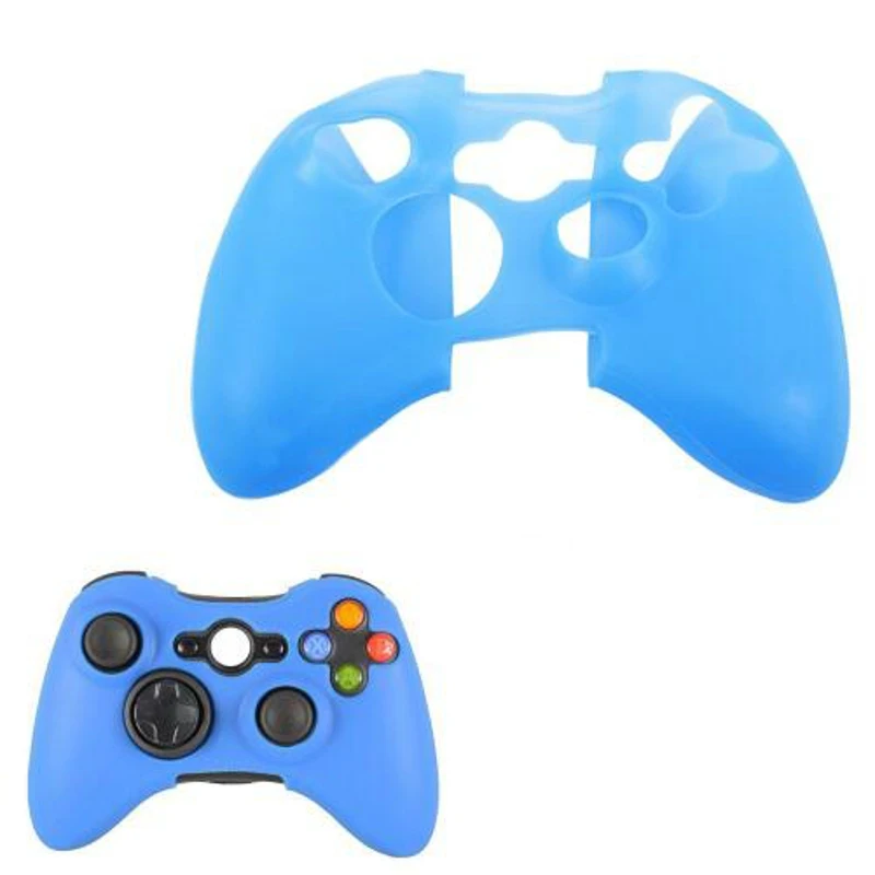 

2pcs/lot Multi Colors Silicone Cover Case SKin Protective Protection Sleeve for Xbox 360 Game Controller Silicone Light Durable