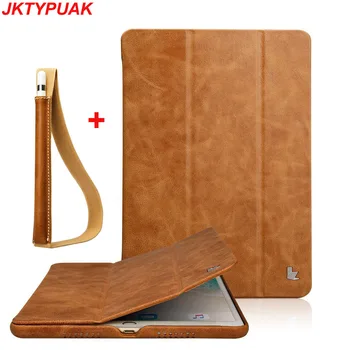

Genuine Leather Smart Case Bag with Pencil Stylus Slot Sleeve Pouch for Apple IPad Pro 10.5 Inch 2017 new Tablet Stands
