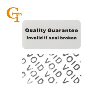 

matte silver Quality Guarantee Invalid if seal broken Seal stickers, "VOID" leave on product, invalid if seal moved stickers