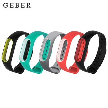 

Double color Silicone Strap for Xiaomi Mi Band 2 Smart Wristband Watch Strap Miband2 Miband 2 Strap For Xiaomi Mi Band2 Bracelet