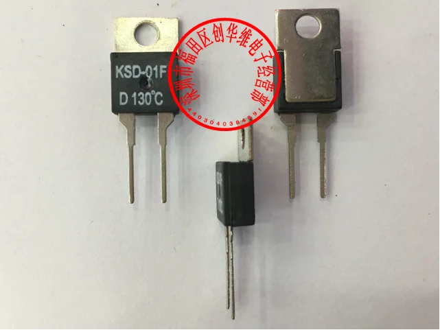 5pcs Temperature Switch Thermostat JUC 31F KSD 01F 130 Degrees Celsius 