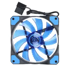 15 Lights LED PC Computer Chassis Fan Case Heatsink Cooler Cooling Fan DC 12V 4P 120*120*25mm 15 Lights LED PC Computer Chassis Fan Case Heatsink Cooler Cooling Fan DC 12V 4P 120*120*25mm