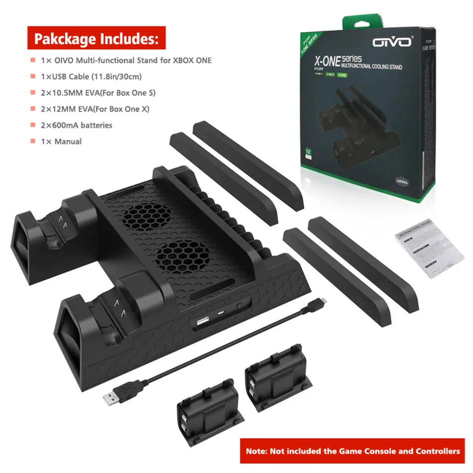 Soporte de refrigeración Vertical para Xbox ONE/One S/One X ventilador