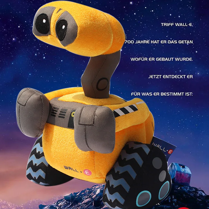 Wall-E Movie плюшевые 27 см стены E Робот Плюшевые высокого качества Walle плюшевые мягкие игрушки